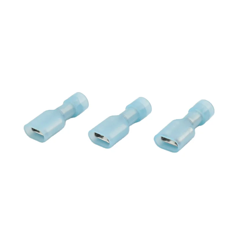 Fdfn Full Insulated Joints Electrical Spade Connector Nylon Electrical Female And Male Terminal Wire Quick Disconnect Terminals