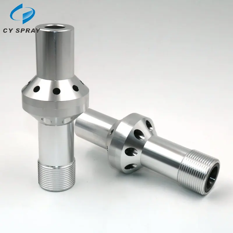 China Factory 6/8/10/12mm double air inlet Venturi nozzle anti-corrosion and rust removal wet sand blast  nozzle