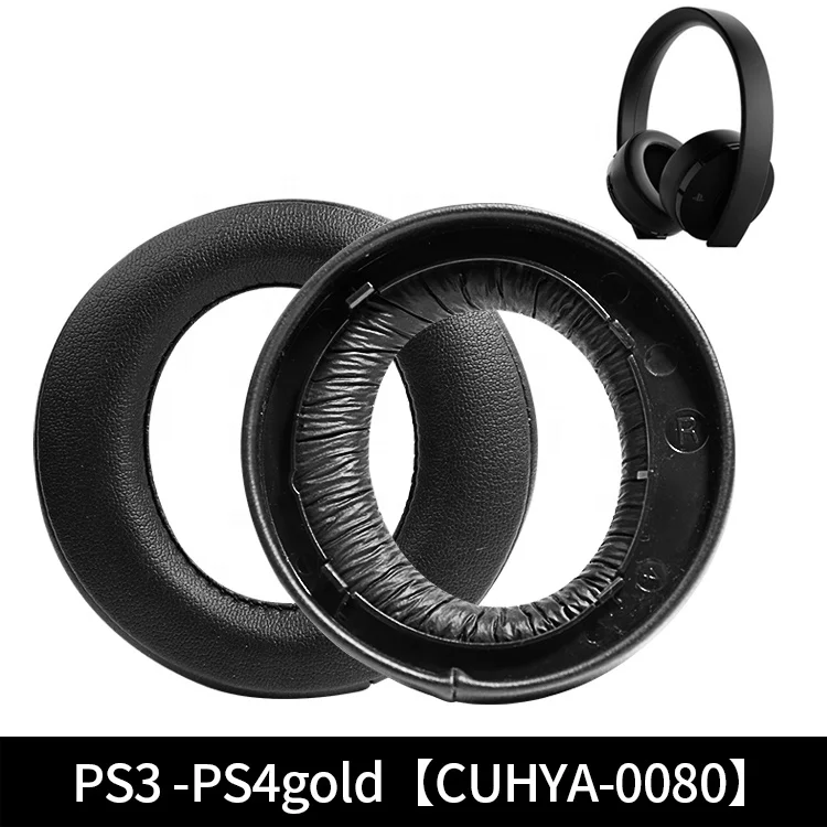 PS4 Gold Wireless Headset 500 Million Limited Edition CUHYA-0080 cechya-0086 cechya 0086 Earpads leather ear cushion Ear Pad