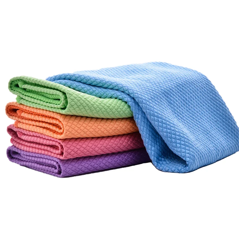 Premium Quality Fishscale Cloth Lint Free Diamond Cleaning Cloth Microfiber Multipurpose For Household
