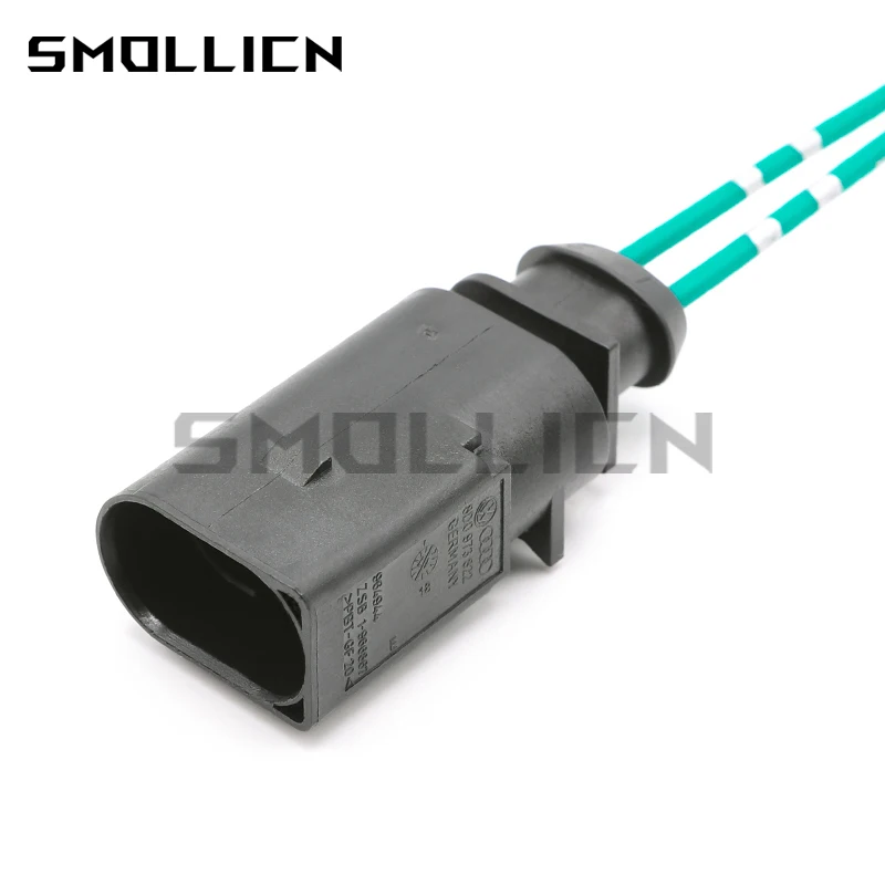 1J0973722 1717692-1 8D0973822 2-контактный автоматический водонепроницаемый жгут проводов для VW Audi Электрические Рог Разъем
