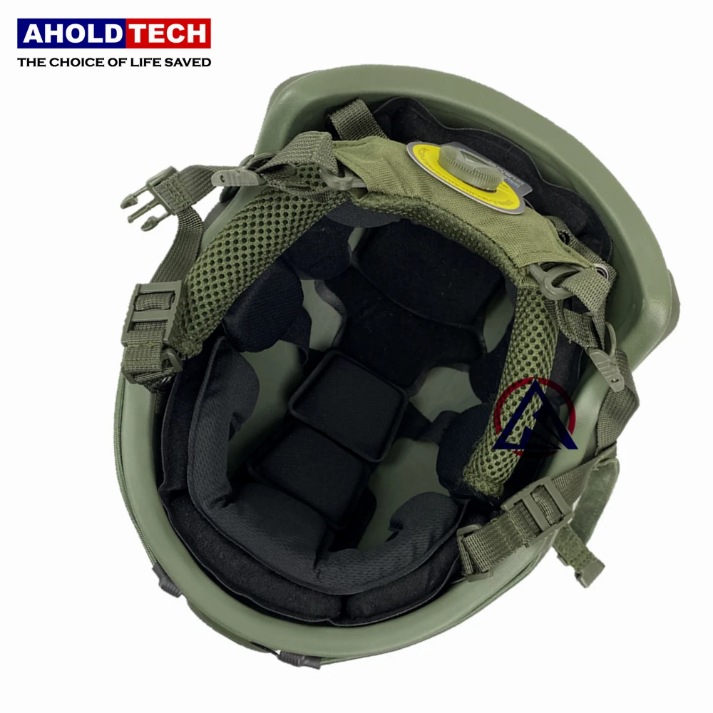 
AHOLDTECH F-S02 Bulletproof Helmet Lightweight ISO NIJ IIIA 3A FAST High Cut CAM FIT Dial EPIC Liner PE BOA Ballistic Helmet 