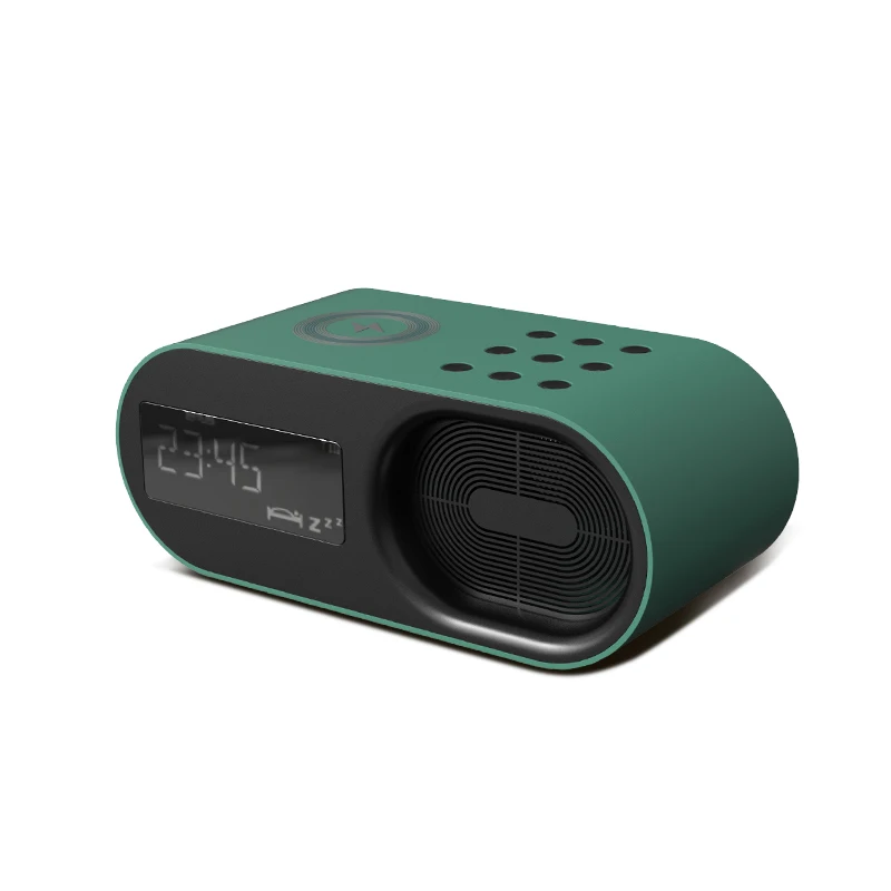 Manufacturer Wholesale Bluetooths Clock DAB+ Radio With Wireless Charger and USB Charger
