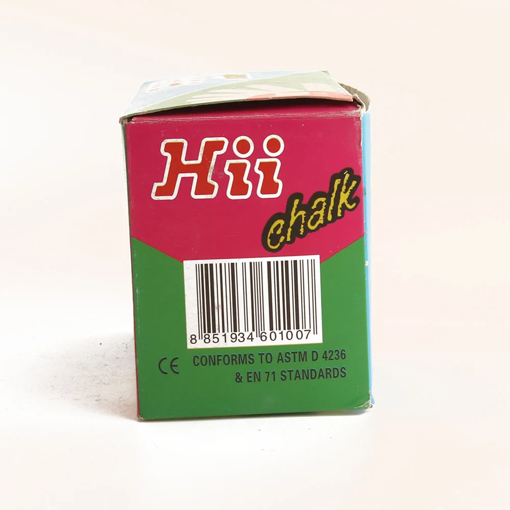 
Wholesale jumbo dustless bright white chalk for office stationery school supplies 