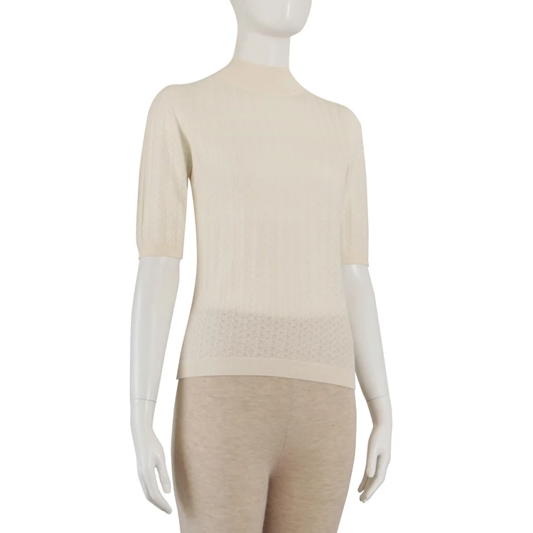 Осенне-зимний базовый облегающий свитер средней длины с воротником, вязаный кашемировый женский свитер