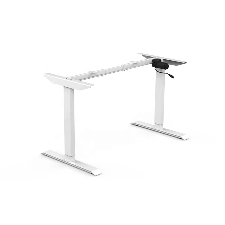 Ergonomic Dual Motor Height Adjustable Electric Wood Stand Up Automatic Lifting Office