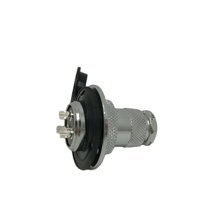 Sword insert low-frequency thread screw tightly copper silver-plated butt aviation plug socket