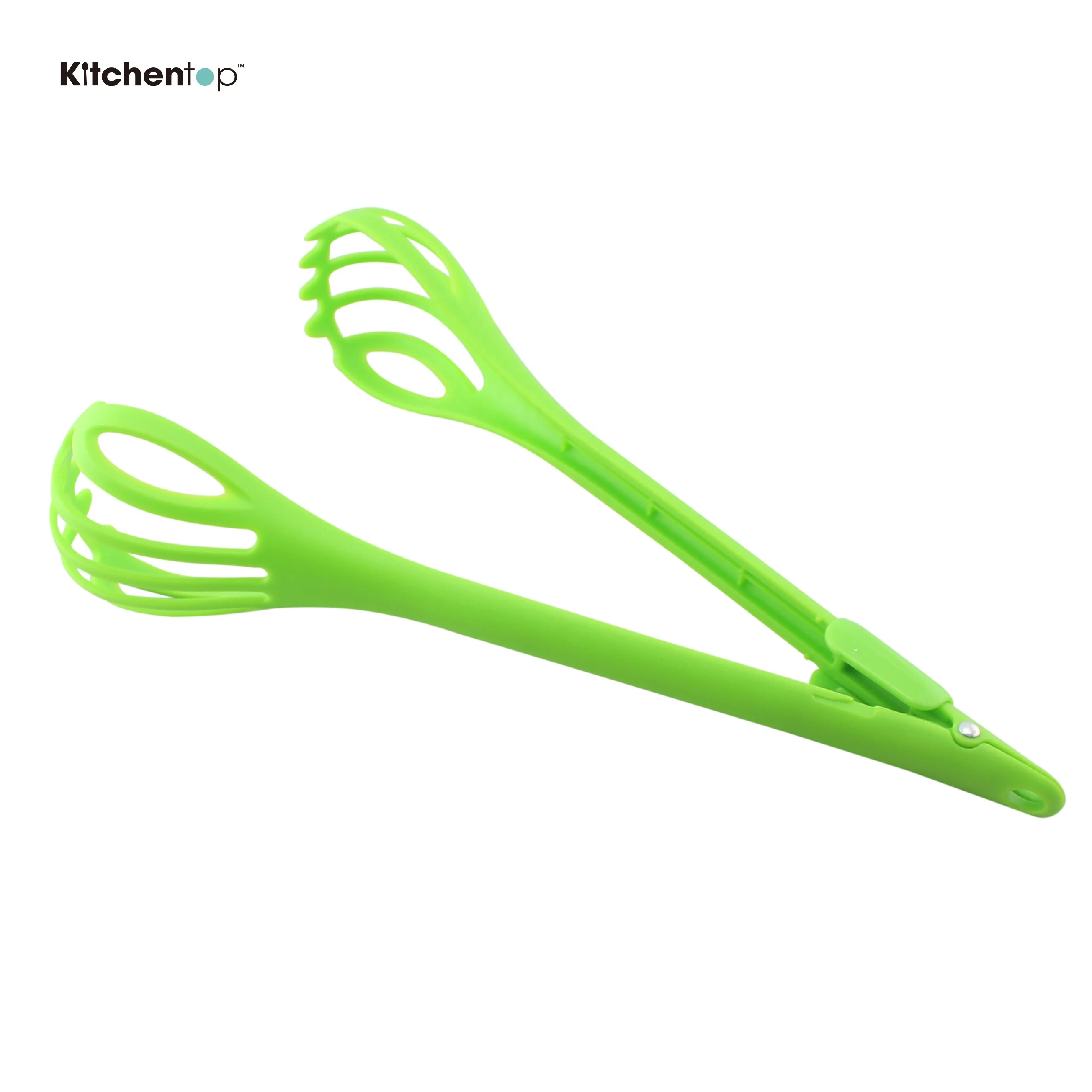 
multi function kitchen gadgets pp egg whisk with salad tongs 