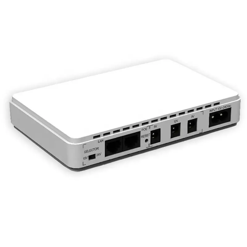 DC к AC wifi ups 5V 9V 12V 15V 19V 24V POE Mini UPS Быстрая доставка для WIFI маршрутизатора внешний аккумулятор