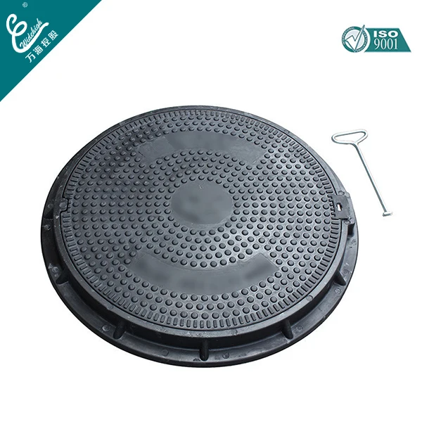Customized High Standard And High Load Double Anti Theft Flip Type Composite Manhole Cover