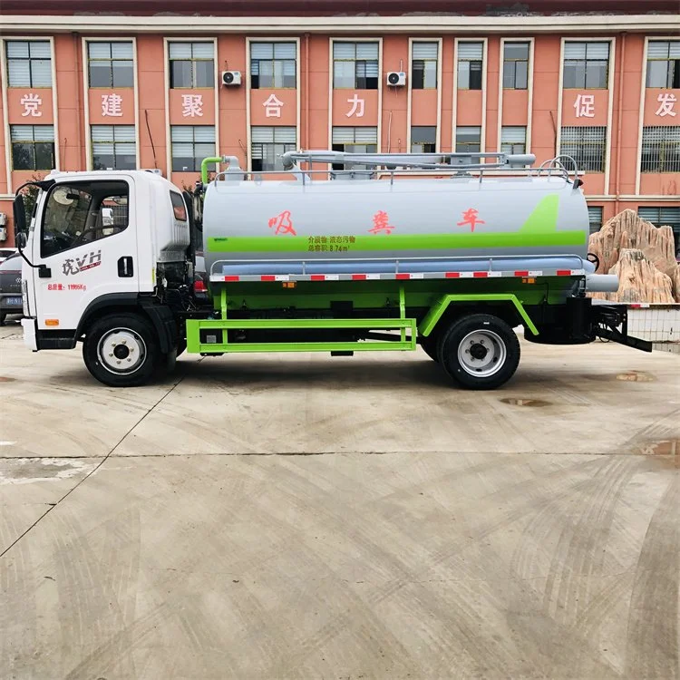 Tank body self suction and self discharge suction sewage truck community septic tank biogas slurry tank suction truck
