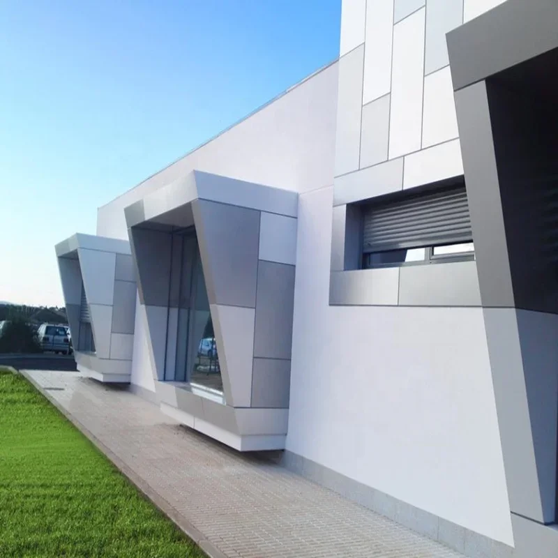 Aluminum Composite Panel Exterior Wall Panel Project Custom Aluminum Facade Panel
