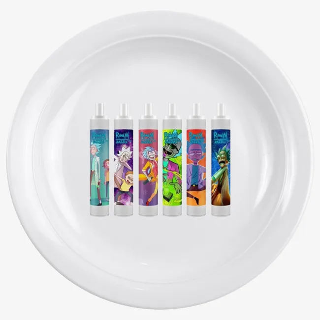 Vanscloud New RandM Dazzle King with rechargeable directly supply 12 Colors box packaging