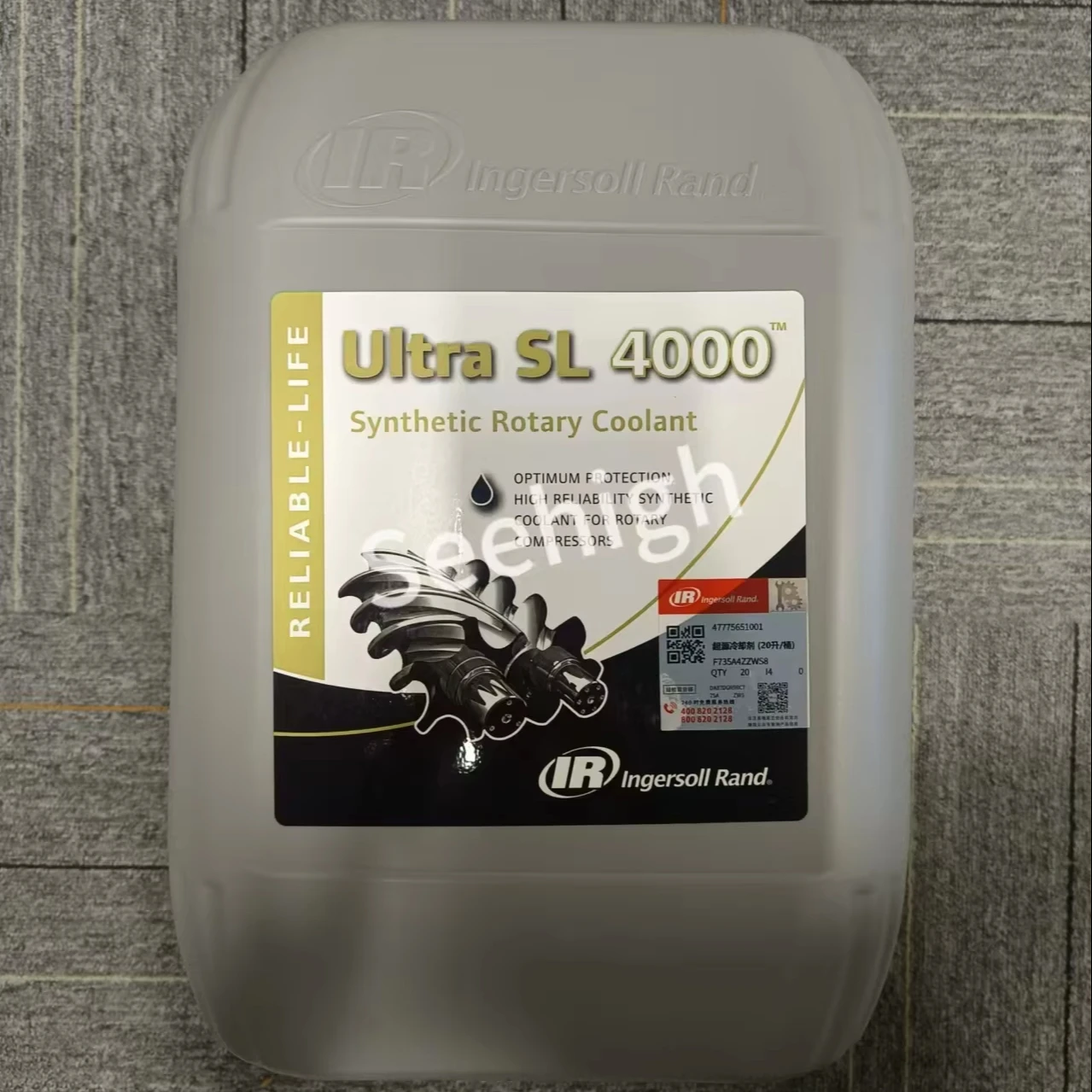 Ingersoll Rand Air Compressor Ultra sl 4000h Synthetic Rotary Coolant 47775651001 Compressor Spare Parts