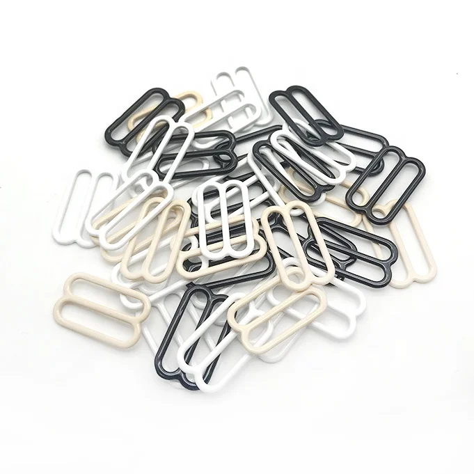 Rings and sliders nylon coated metal strap adjusters accessories for underwear