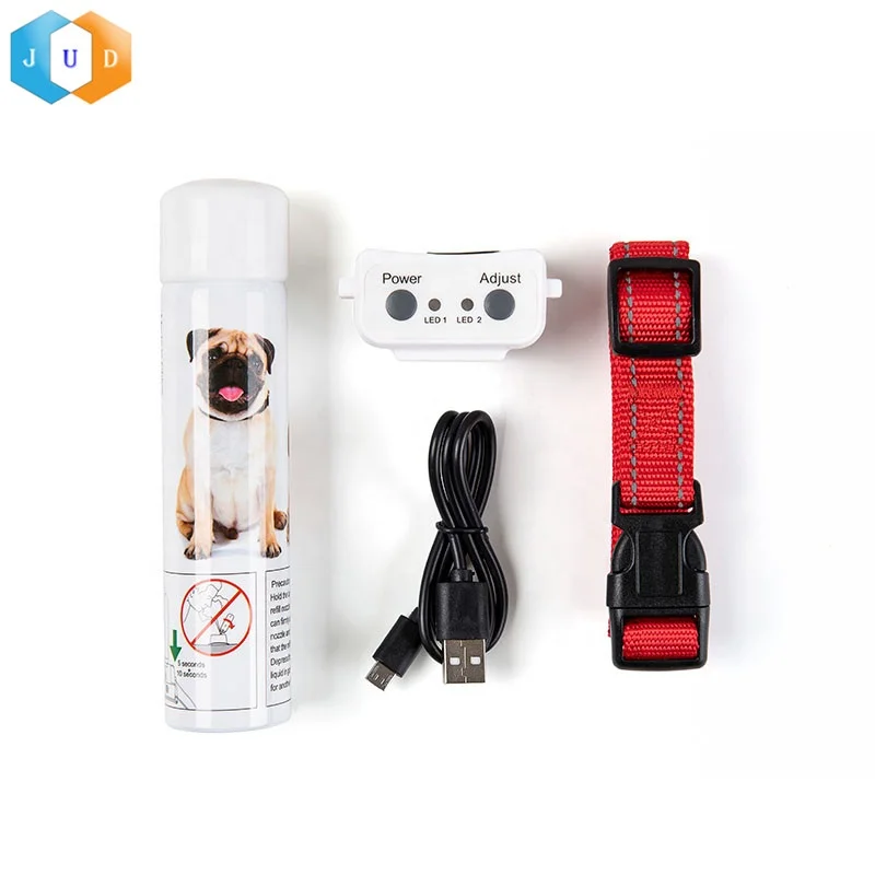 
2021 NO CFC Citronella Spray Anti Bark Dog Collar, Rechargeable Anti Bark Spray Collar, IPX3 Adjustable Dog Barking Spray Collar 