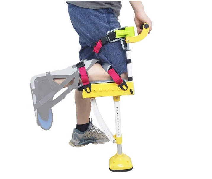 Aluminium Adjustable Lightweight Hands Free Knee Support Crutch Medical Walking Crutch For Sale