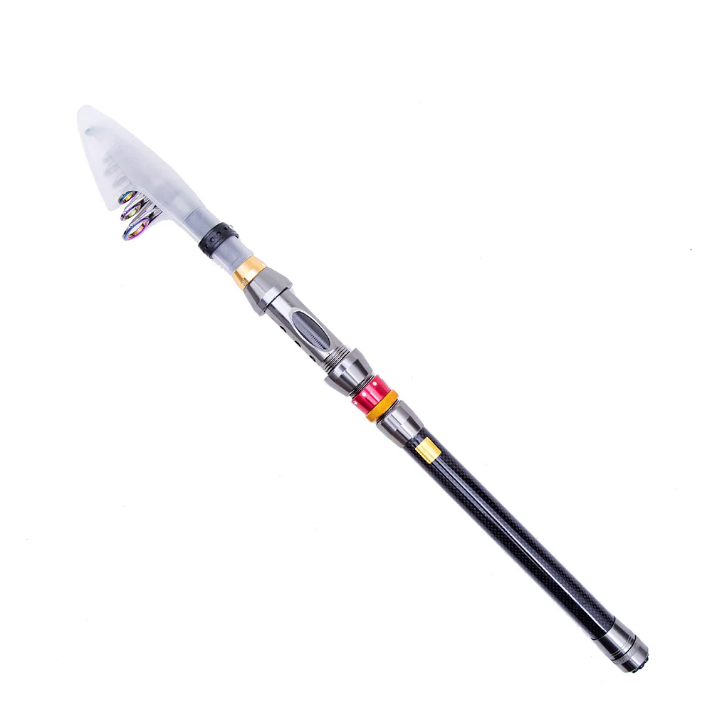 Carbon Fiber Telescopic Fishing Pole Tackles Fishing Rod Spinning
