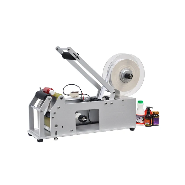 T Semi-Automatic Round Container Labeling Machine