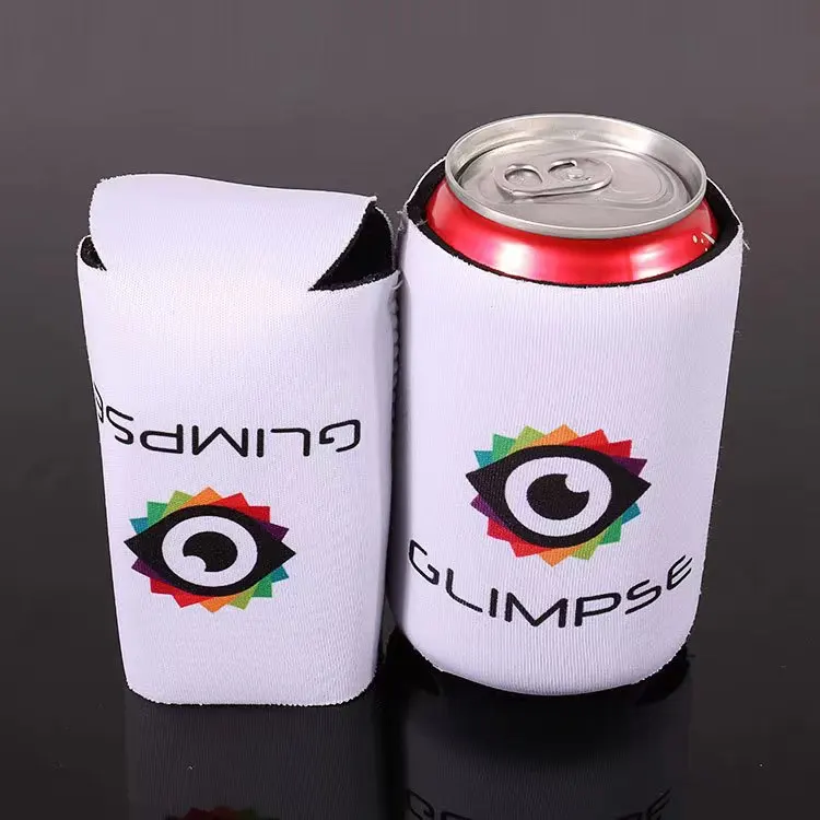 Neoprene Can Cooler Koozy Custom Logo Sublimation Beer Bottle Sleeve Stubby Holder Insulated Coozies