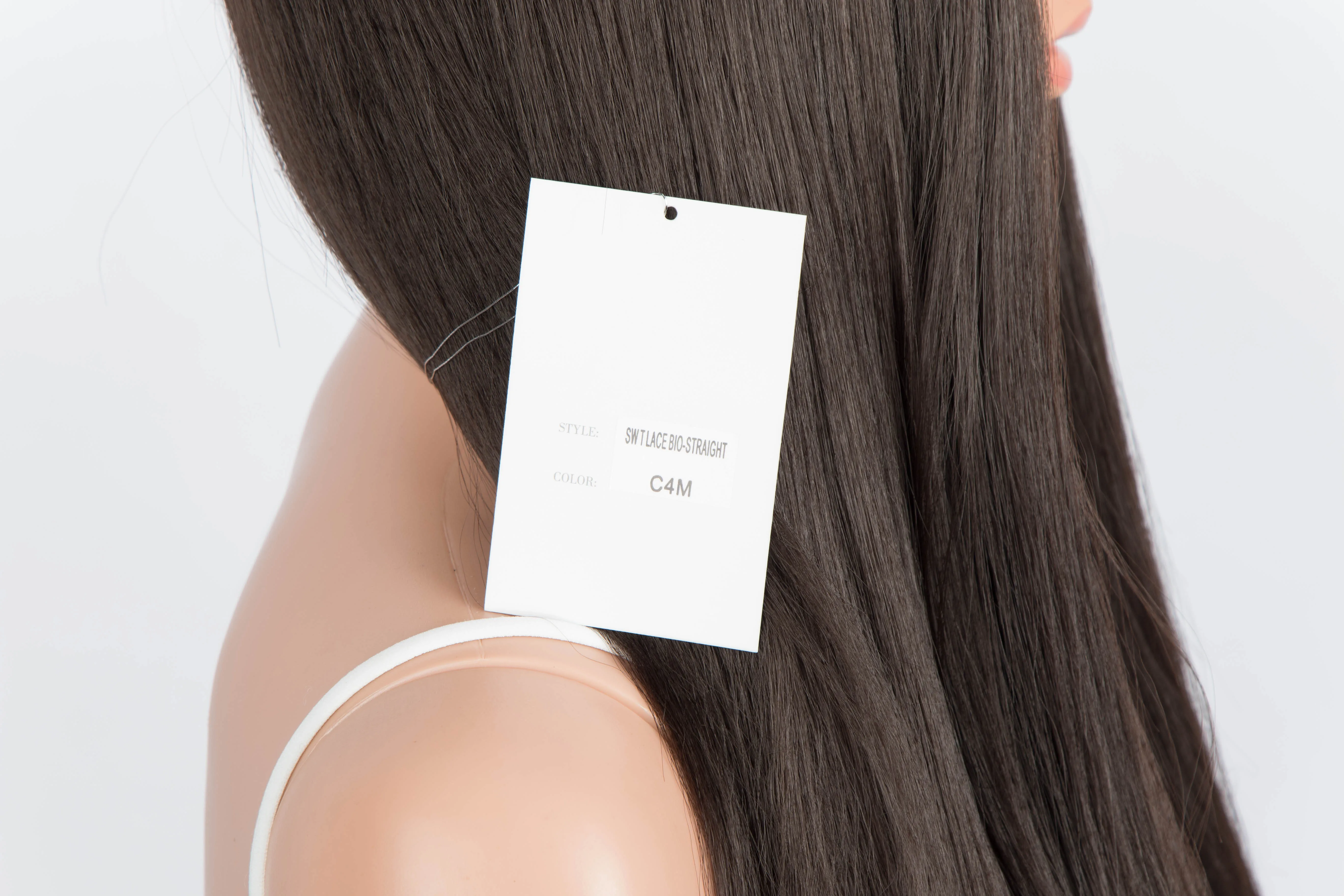 Rebecca New Super Soft Heat Resistance Silky Straight Synthetic Wig 30 inch natural black Lace Front Wig synthetic hair wigs