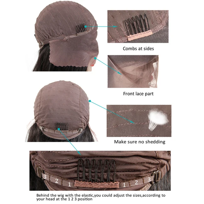 
13x4 Lace Front Bob Wig Straight 100% Brazilian Virgin Cuticle Aligned Human Hair Cheap Vendor Short Bob Wig for Black Women 