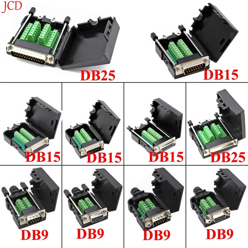 Разъем DB9 DB15 DB25 D-SUB 9-контактный штекер RS232 RS485 разъемы для разъемов