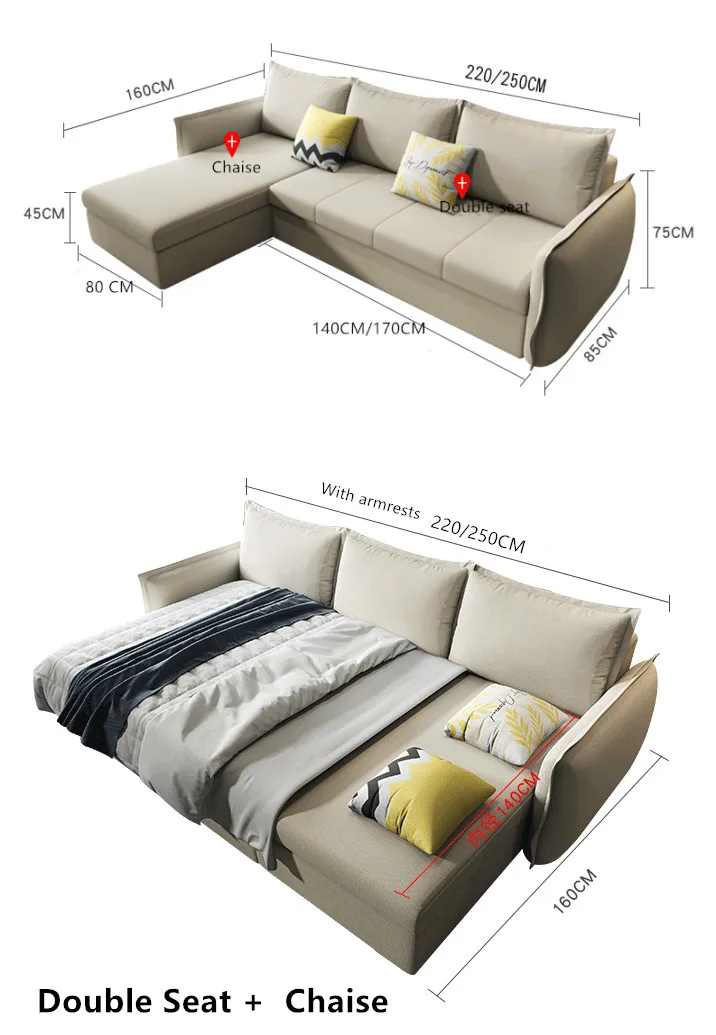 Cheap furniture sofa cum bed sectional modern  sofa l shape set with storage