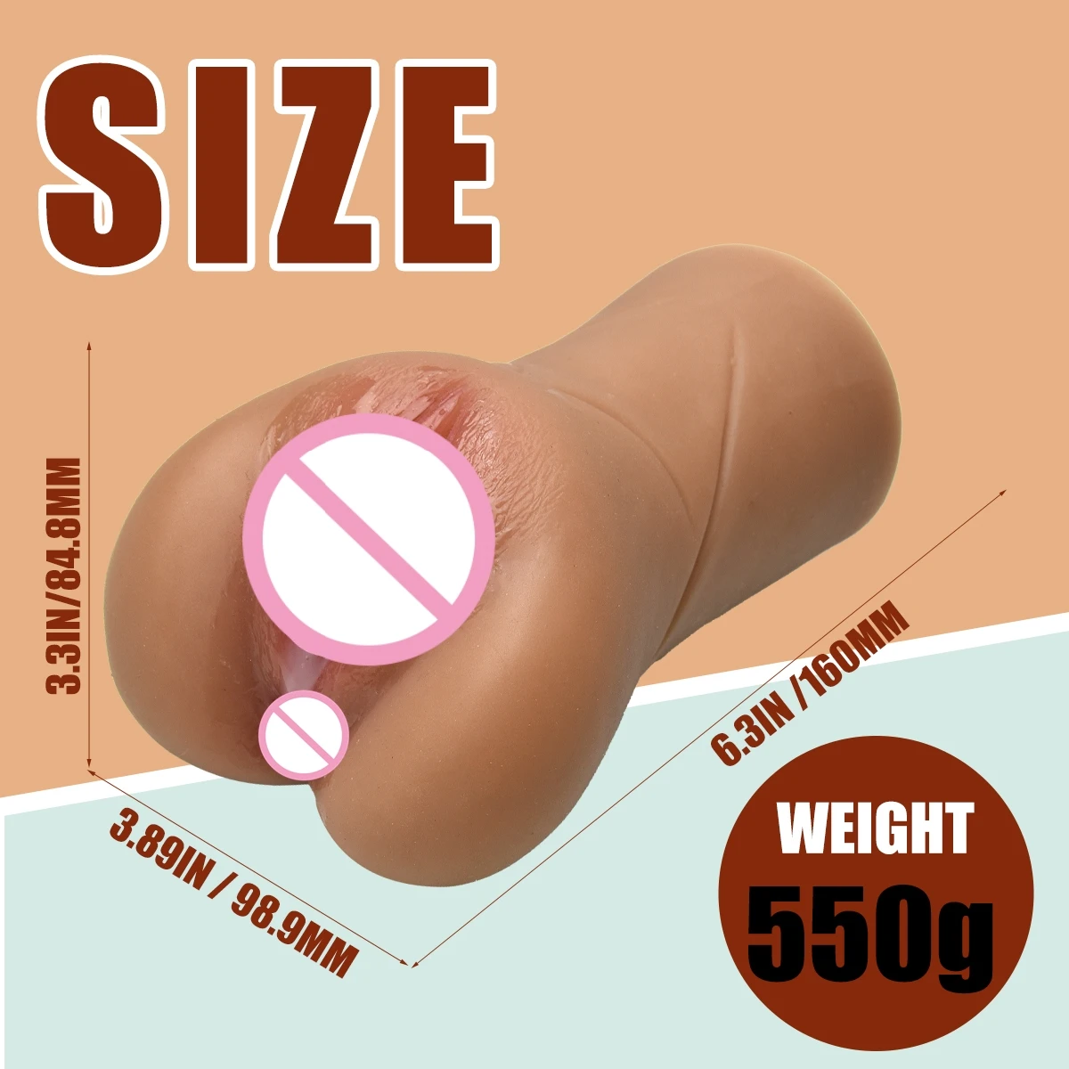 Hot sell pussy pocket 2 -in -1  Male Masturbators comfortable adult Sex shop sex products