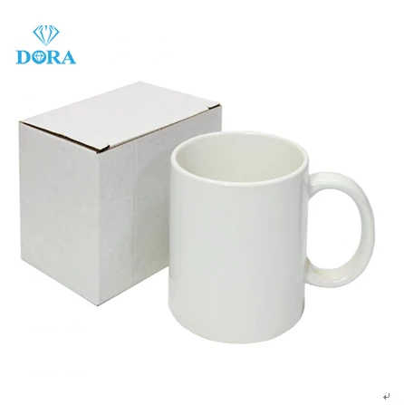 High Quality White Printing Custom blank Sublimation Ceramic Mug