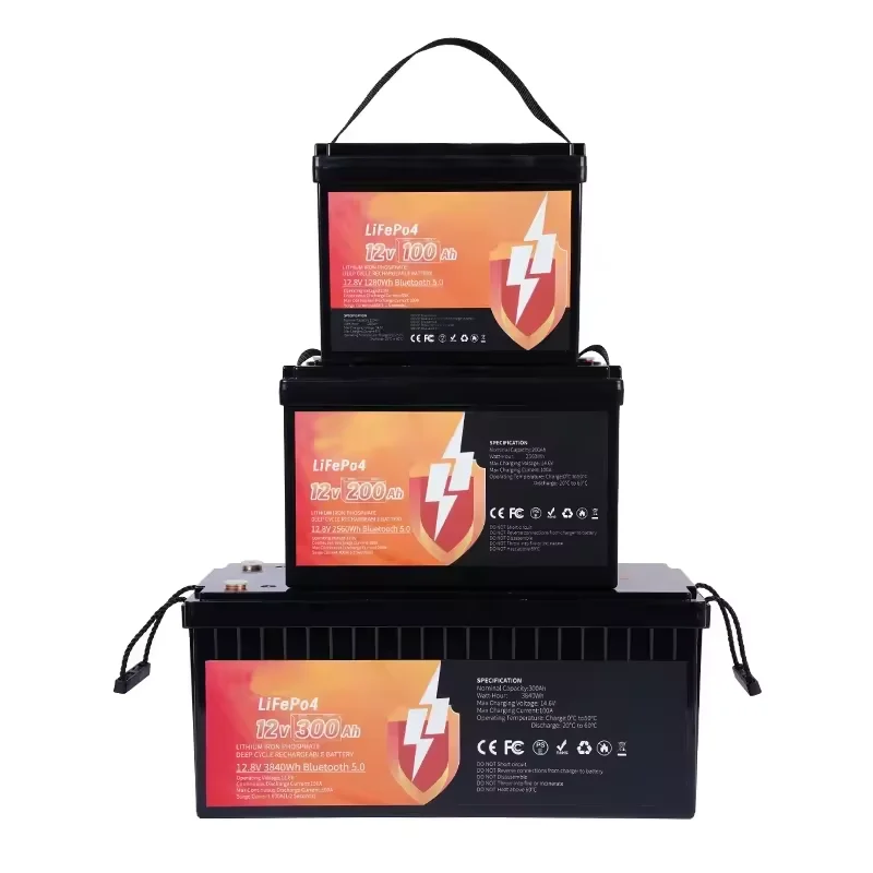 8000 cycles 12v 24v 100Ah 200Ah 300Ah LiFePO4 Lead Acid Replacement Lithium Ion Batteries Solar Battery Pack Lithium cell