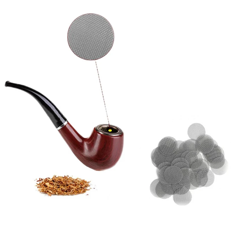 Stainless steel strainer pipe strainer Brass tobacco assisted mesh cigarette holder strainer metal Edge mesh