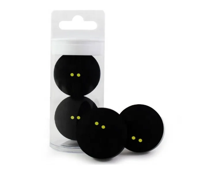 durable rubber Double Yellow Dot squash ball for sale training
