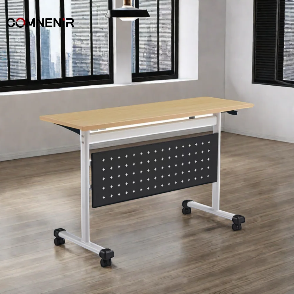 Customizable Contemporary Folding Training Table with Chair for School & Conference Rooms Direct from Factory