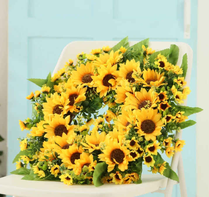 European-style simulation sun garland wedding holiday door lintel home ornament decoration