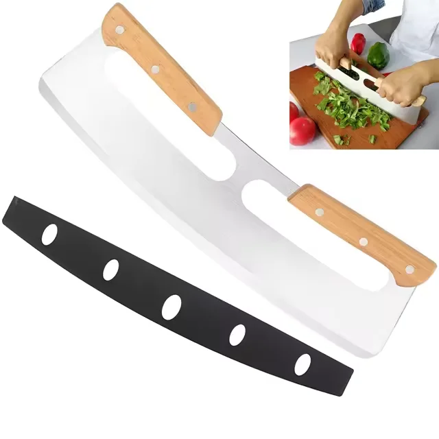 Хит продаж нож для пиццы с деревянной ручкой