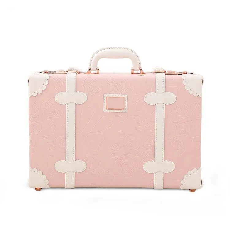 Luxury Travel Case Vintage Handmade Suitcase Leather Suitcase Boxes Custom Packaging Jewelry Hand Luggage Suitcase