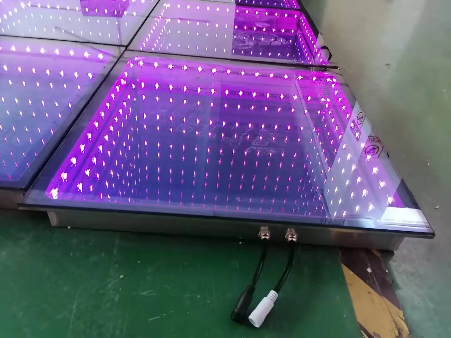 Disco light up infinity 50*50cm mirror 3D led dance floor