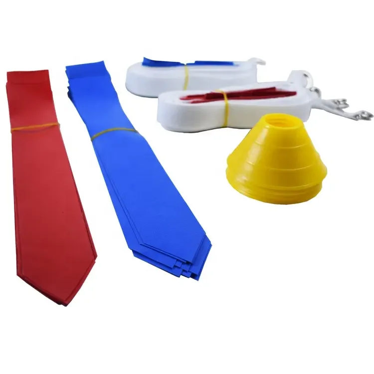 Athletic Works 10 Person Velcro Flag Football Set Durable Flag And Belt Training Football