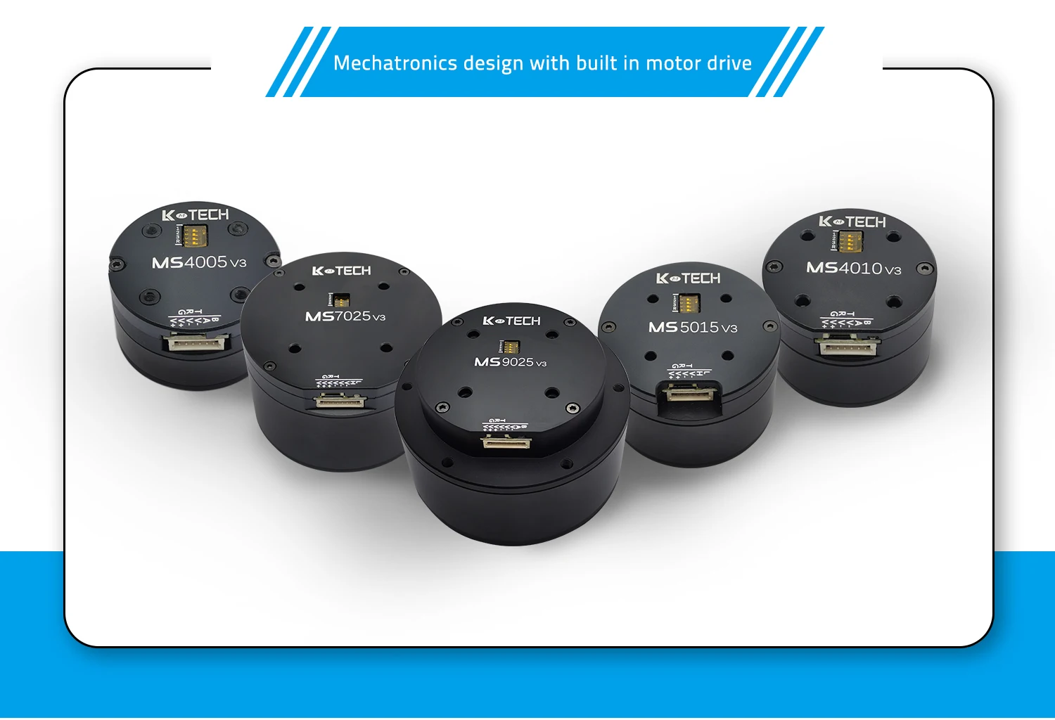 MS7025V3(RMD-S-7025) 24V 1.3N.m micro DC brushless servo motor for 3-axis handheld gimbal clamping jaw turntable