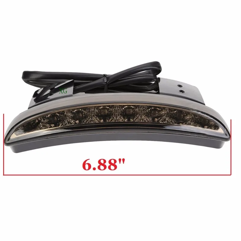 Мотоциклы заднее крыло край светодиодный задний фонарь для мотоцикла XL883L Sportster 2008-2014 1200N Nightster 2007-2011 световой сигнал