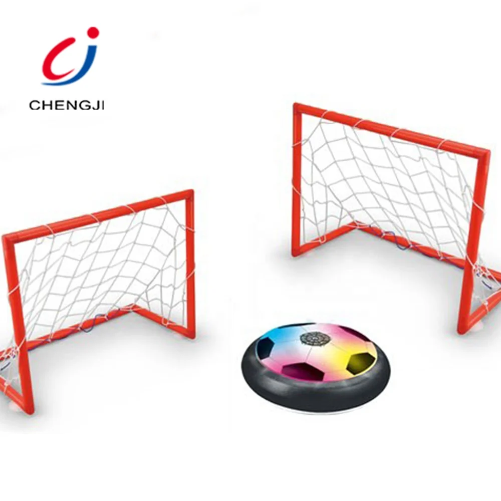 Wholesale kids plastic air power disk interactive floating soccer ball hover