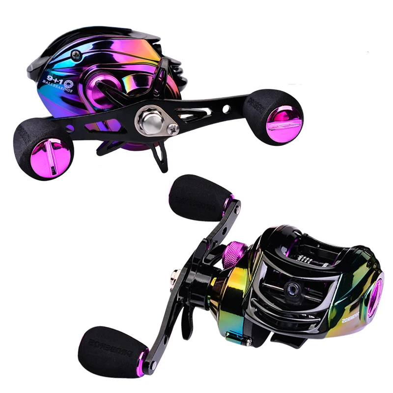 High Speed 9+1BB Bearings  Left / Right Hand Bait casting Fishing Reel with Magnetic Brake System