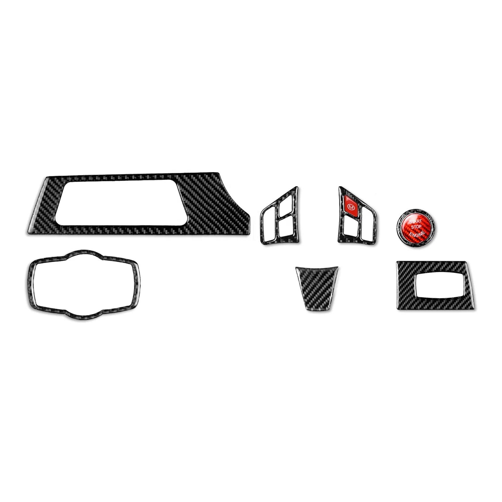 Ex factory price Carbon fibre Steering wheel decoration kit for BMW E90 old 3 Series 2005-2012 LHD car accessories