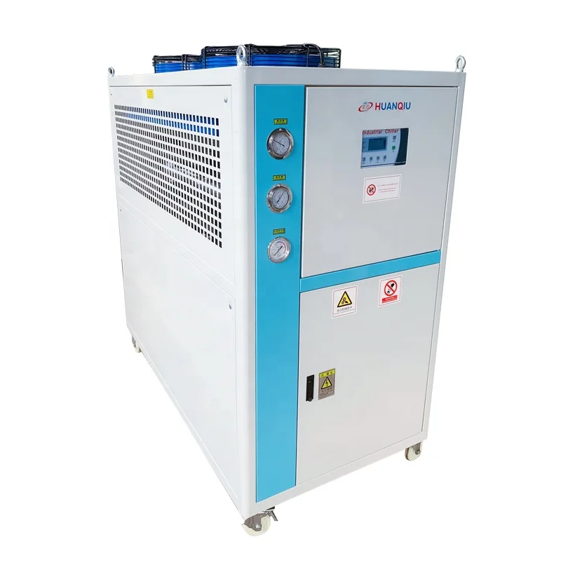High quality China wholesale air cooled chiller equip blowing machine for plastic production brands 10ton with factory prices