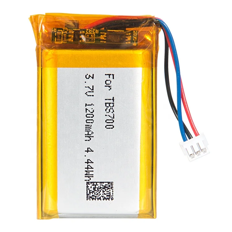 
High Quality Rechargeable Lithium Li-ion Polymer 3.7V 1200mAh Lipo Cell battery 