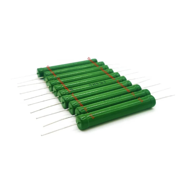 ZBW green high voltage glass glaze resistor ,wire wound resistor 3W 5W 10w 15W 20W 25W 30W 40W,Fixed wirewound resistors 7w