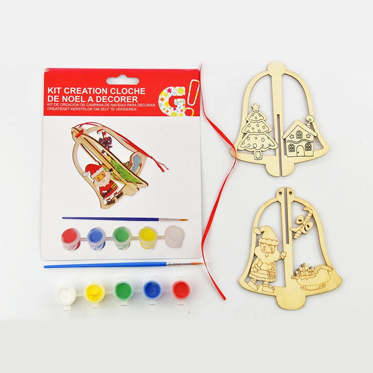 
Hot Selling Cheap Custom Carving Craft Christmas Ornament Wood For Kids 