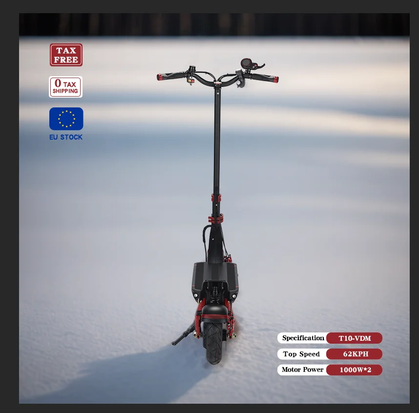 Zero 10x  Long Range 70km Hydraulic Brake 2000w Double Motor Folding Adult Fast Scooter Electric