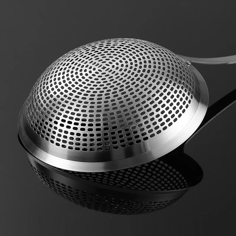 Wholesale Metal Stainless Steel 304 Spider Strainer Stainless Steel Skimmer Ladle Food Frying Spoon